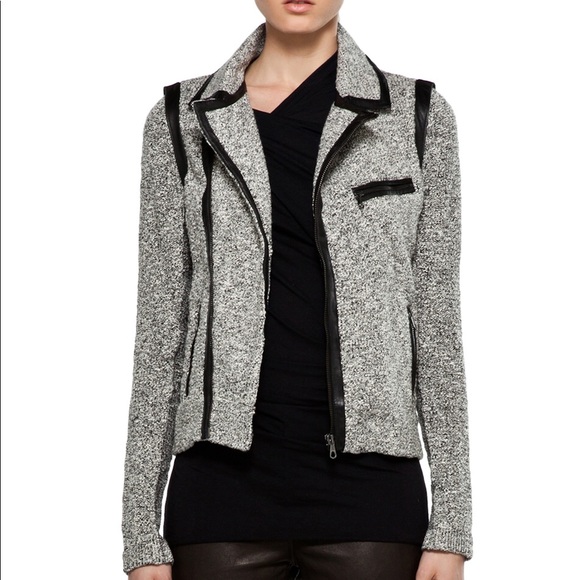 Rag & Bone Hart Biker Jacket Size Small - Picture 1 of 7